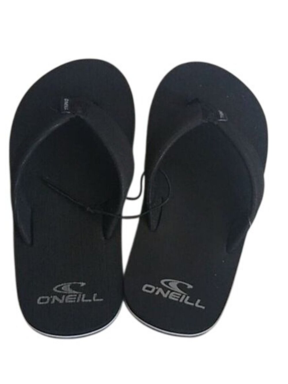 O'Neill Phluff Daddy Black Flip Flop, Size 11/12 Sandals Boys Sizing